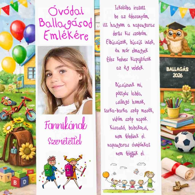 Óvodás Ballagási szalag 2