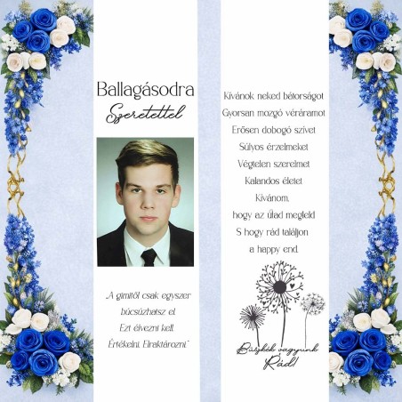 Fényképes Ballagási szalag 4