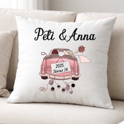 Esküvői ajándék párna