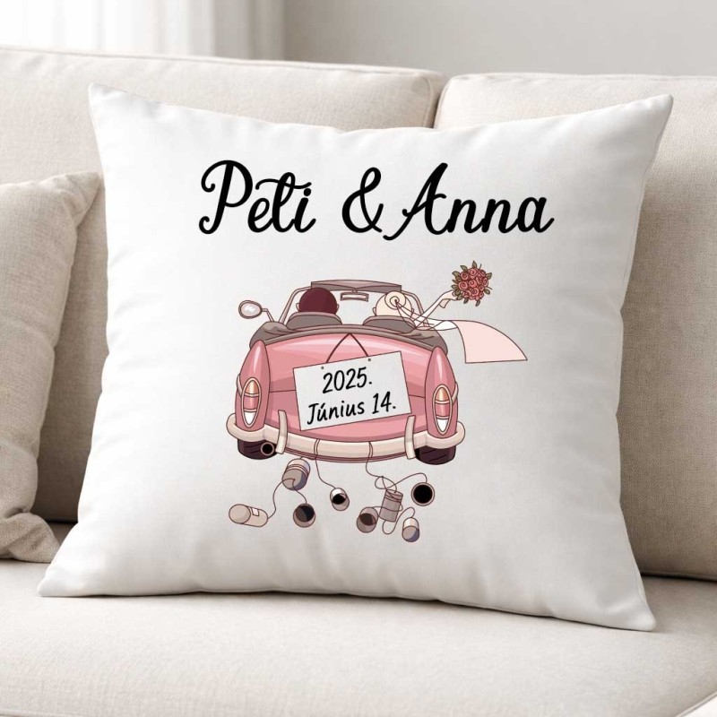 Esküvői ajándék párna