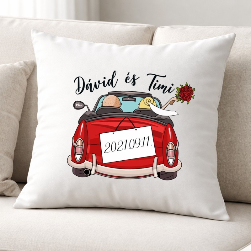 Esküvői ajándék párna 3