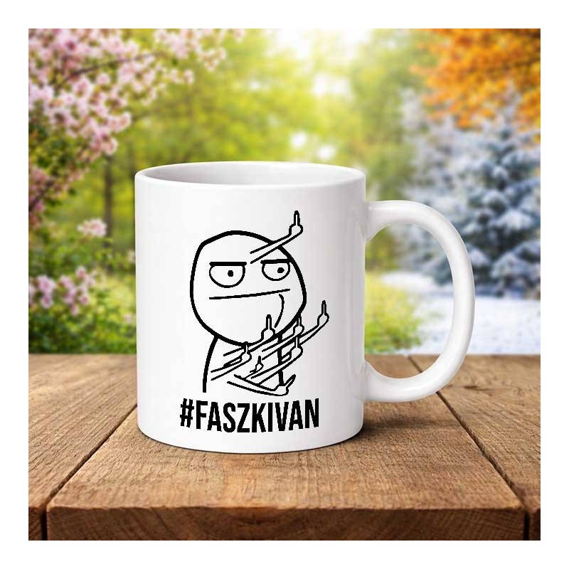 Faszkivan bögre