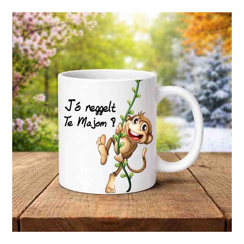 Jó reggelt te majom bögre
