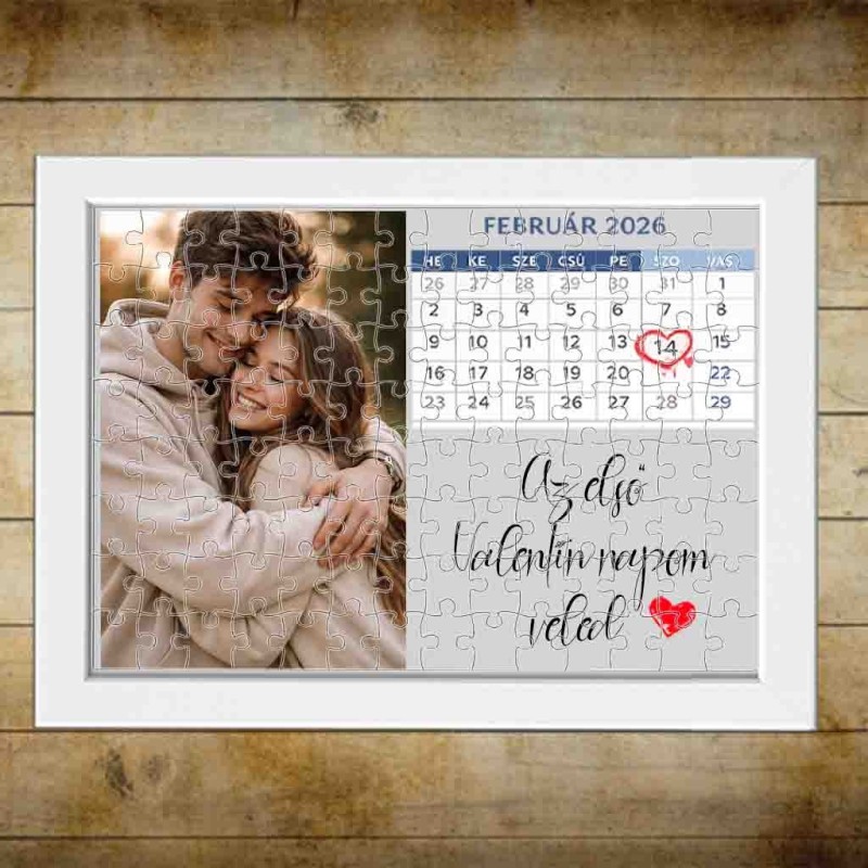 Fényképes puzzle valentin napra