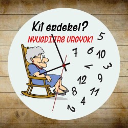 Kit érdekel nyugdíjas vagyok óra