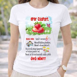 Neves eper csoport póló óvó néninek