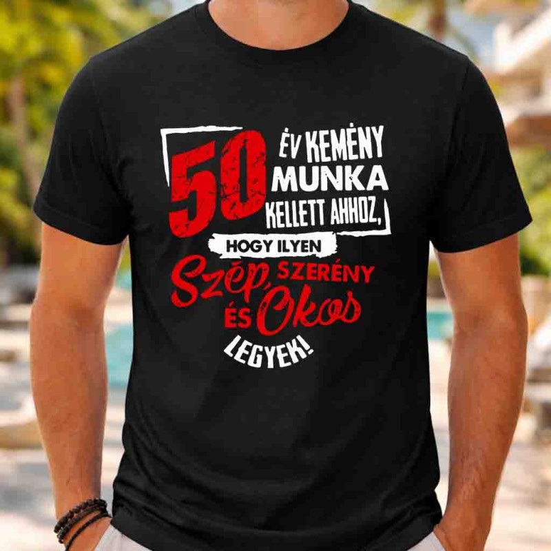 50 év kemény munka