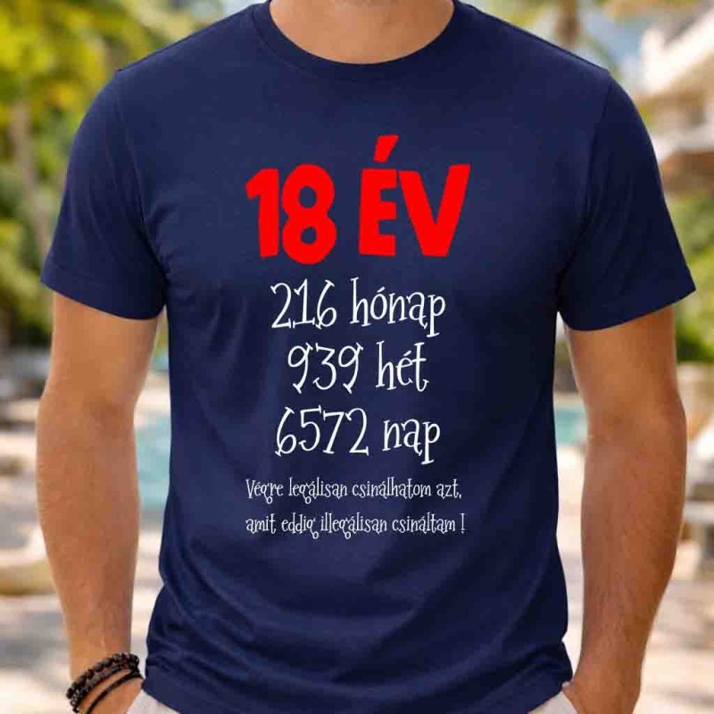 18. születésnapi póló