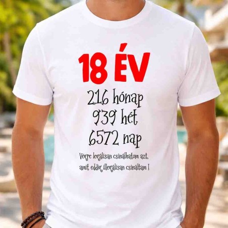 18. születésnapi póló