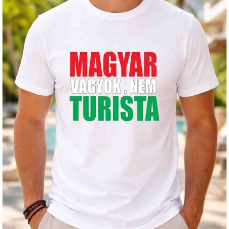 Magyar vagyok nem turista póló
