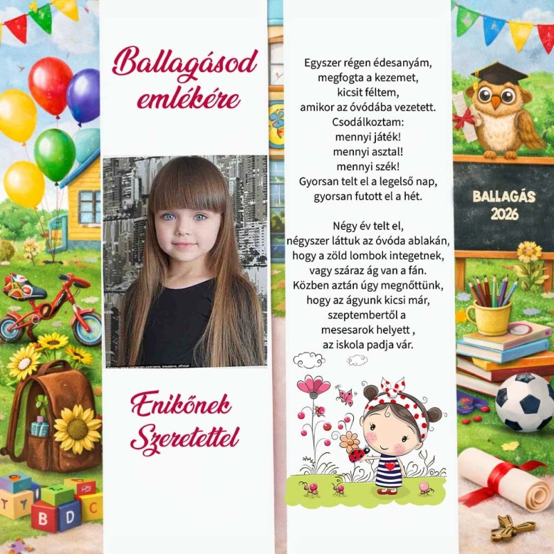 Óvodás Ballagási szalag 1