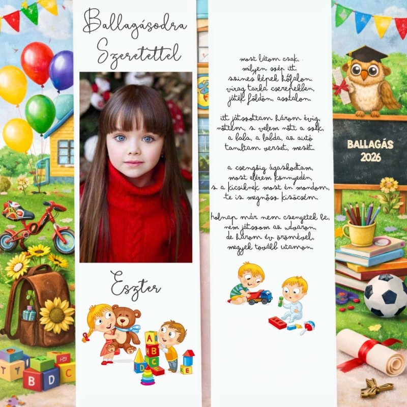 Óvodás Ballagási szalag 5